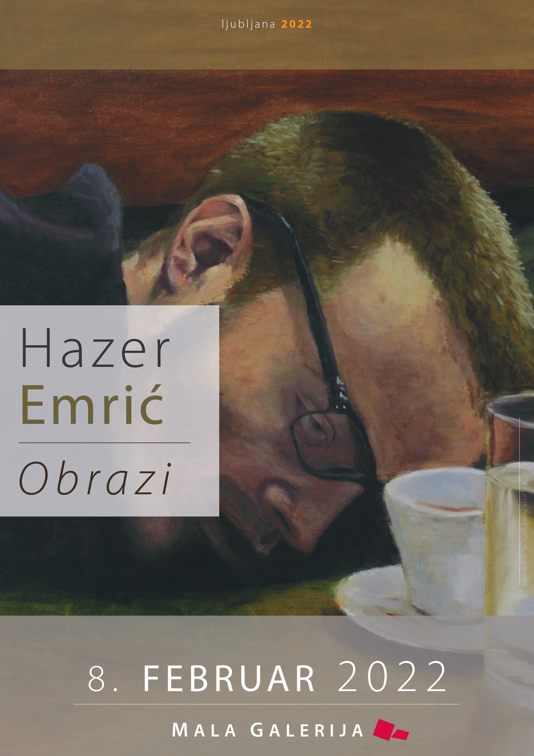 Прва самостална изложба студента сликарства Хазера Емрића