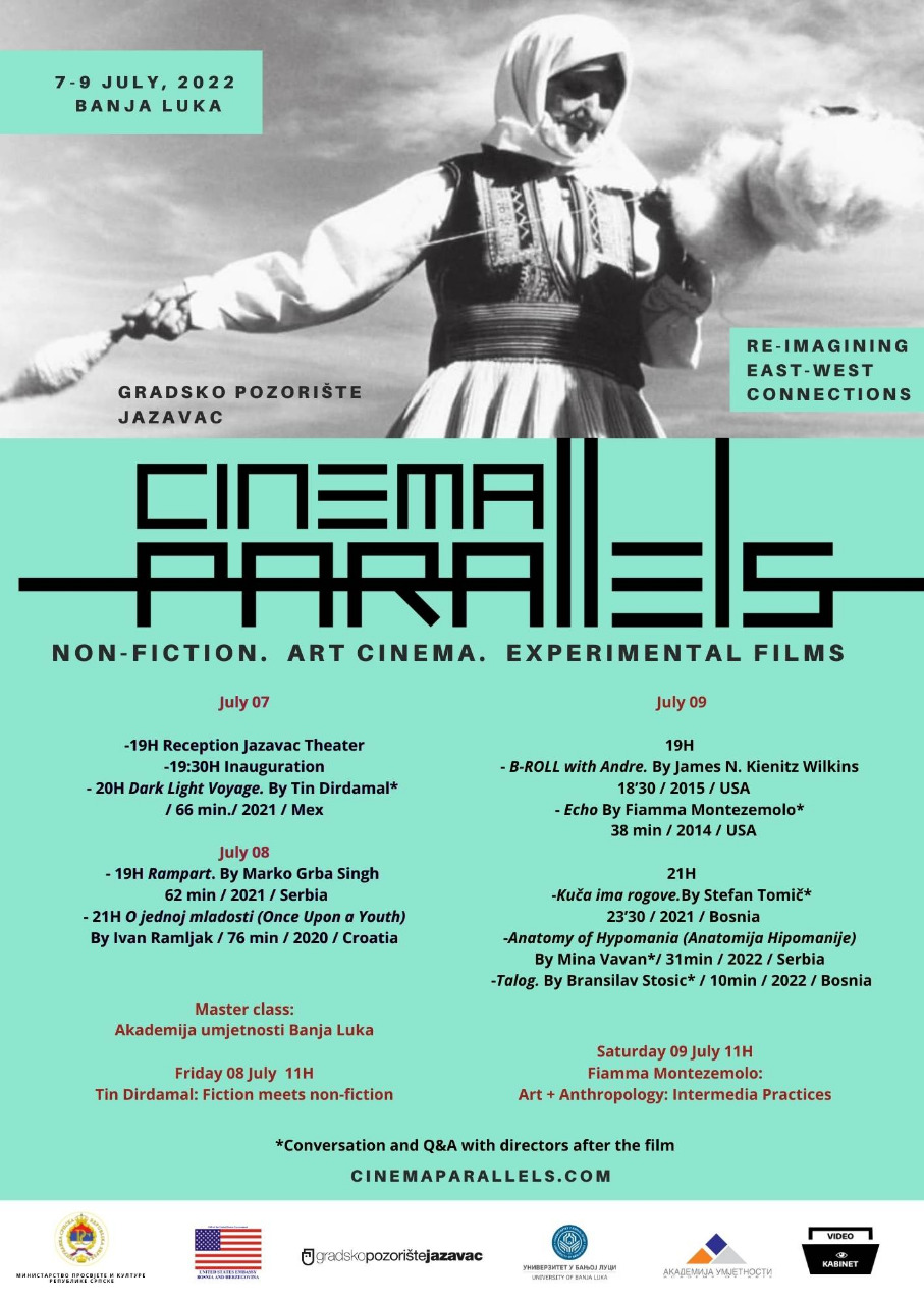 Treće izdanje filmskog festivala Cinema Parallels biće održano od 7. do 9. jula u Gradskom pozorištu Jazavac