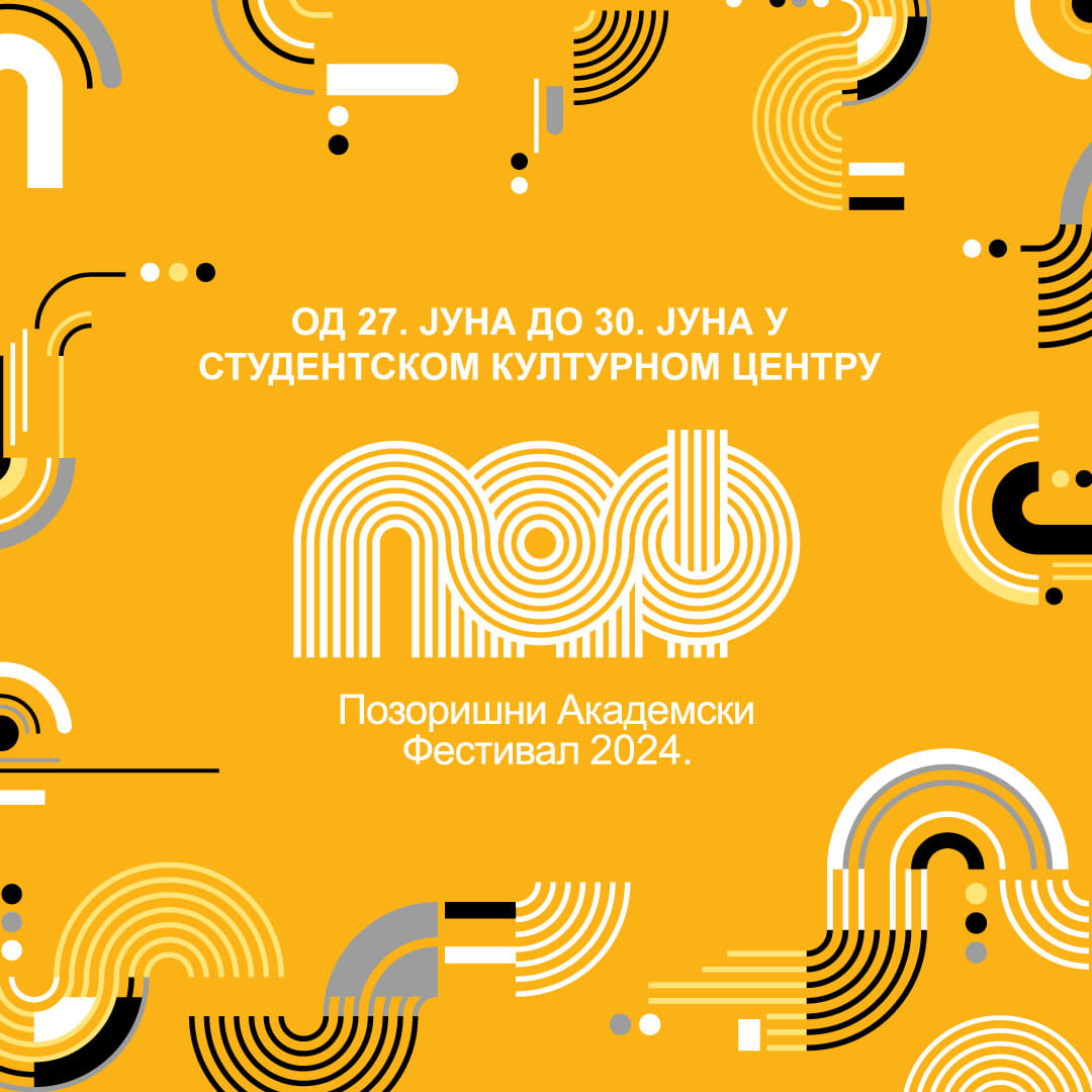 Od 27. do 30. juna treće izdanje Pozorišnog akademskog festivala PAF!