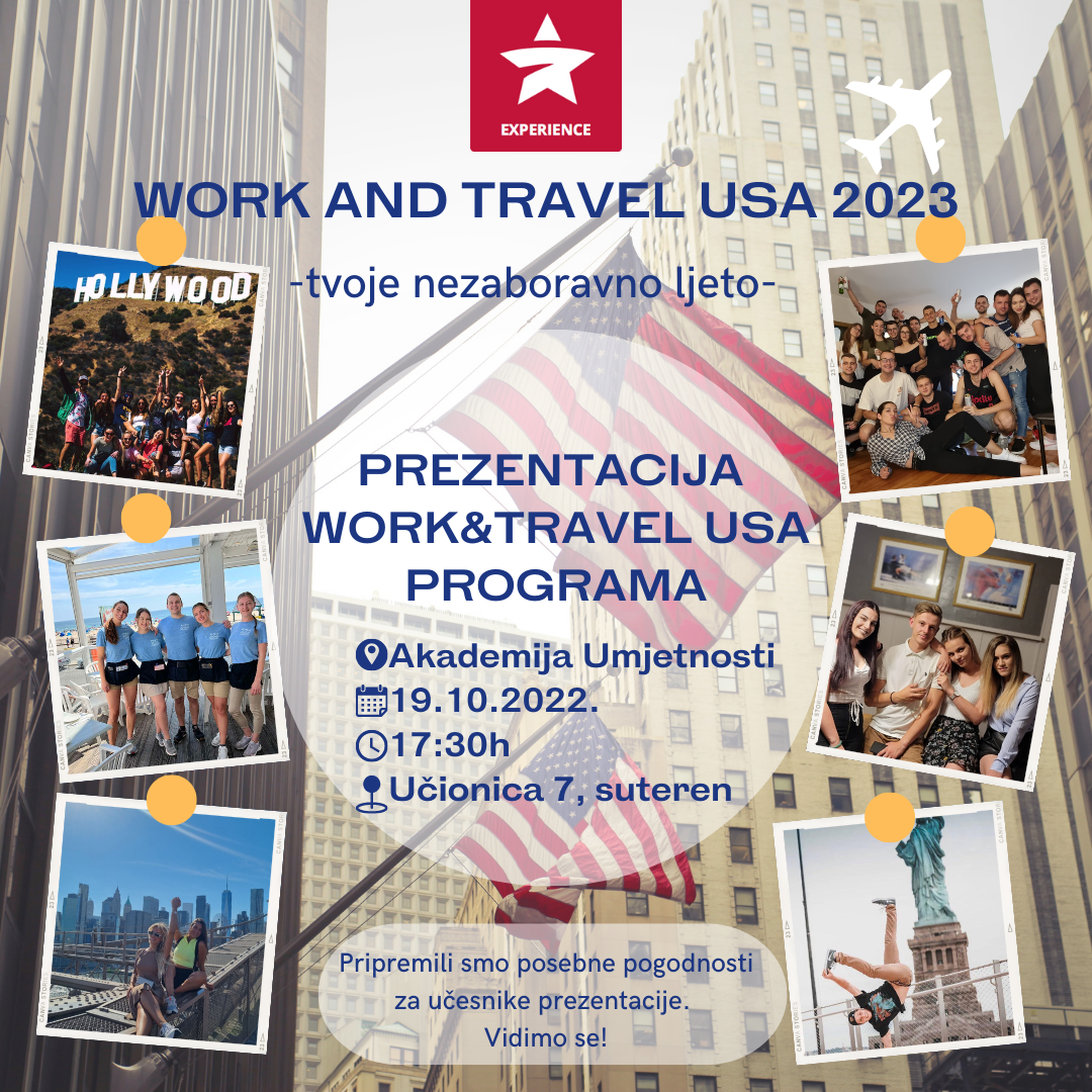 Презентација Experience Work & Travel програма