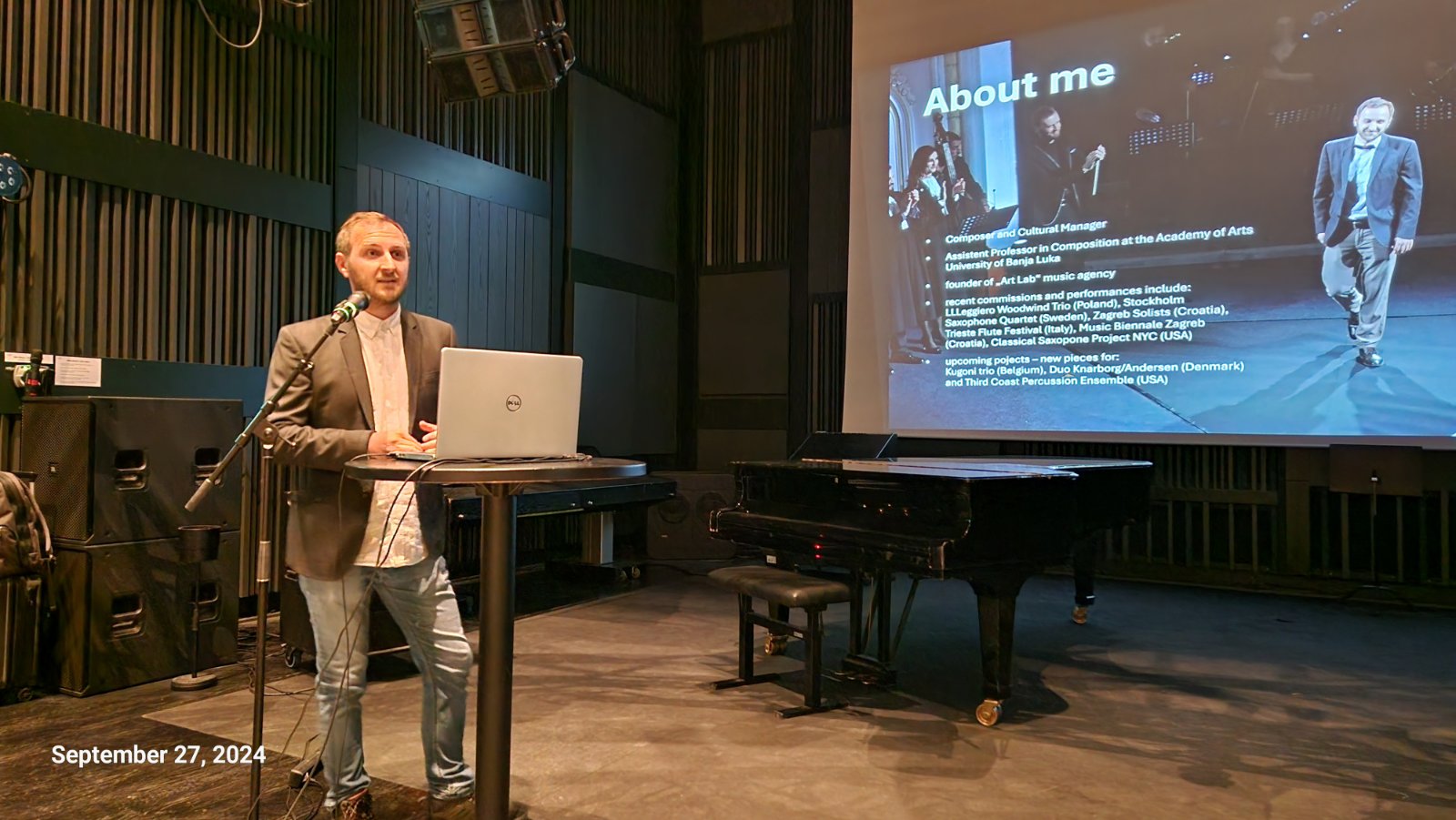 Docent Mastikosa održao predavanje na Кraljevskom muzičkom koledžu u Stokholmu