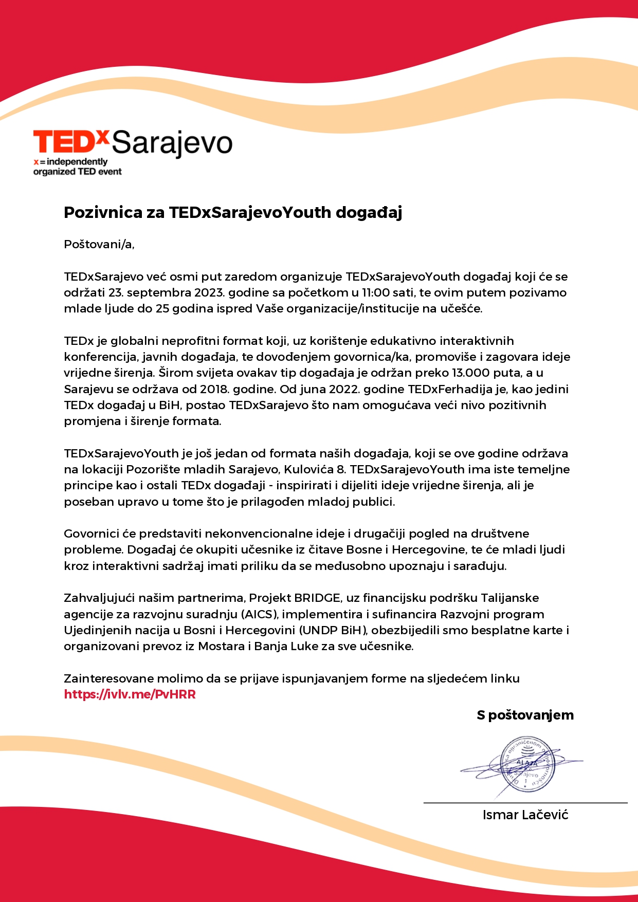 TEDxSarajevoYouth događaj