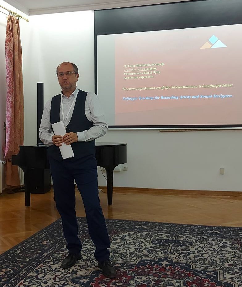 Prof, dr Saša Pavlović na 28. međunarodnom Pedagoškom forumu scenskih umetnosti u Beogradu