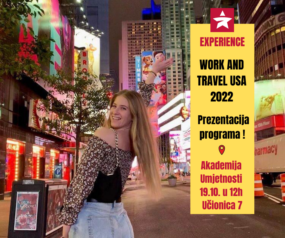 Work an travel USA 2022 - Презентација програма